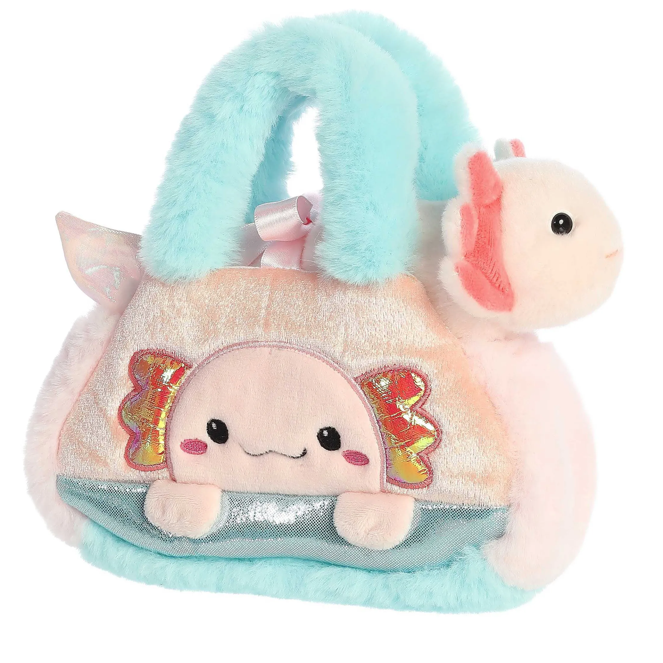 Aurora® - Fancy Pals - 7.5" Peek-A-Boo Axolotl