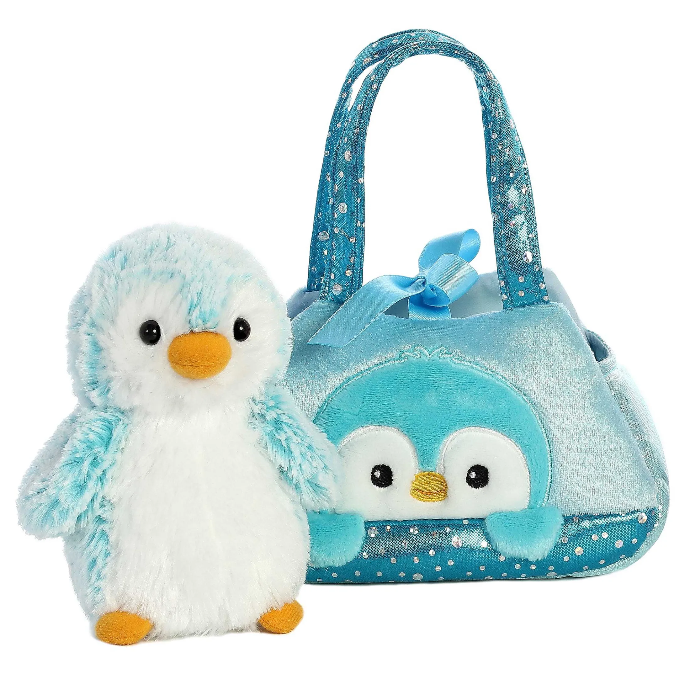 Aurora® - Fancy Pals - 7" Pompom Penguin - Blue