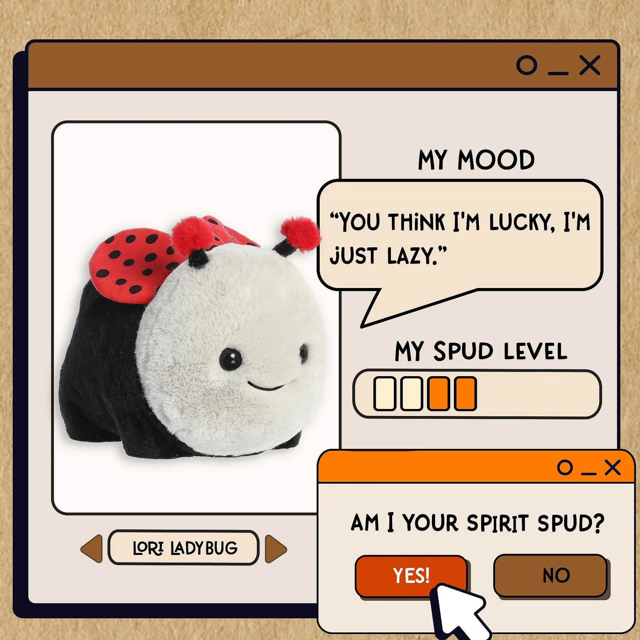 Aurora® - Spudsters - 10" Lori Ladybug