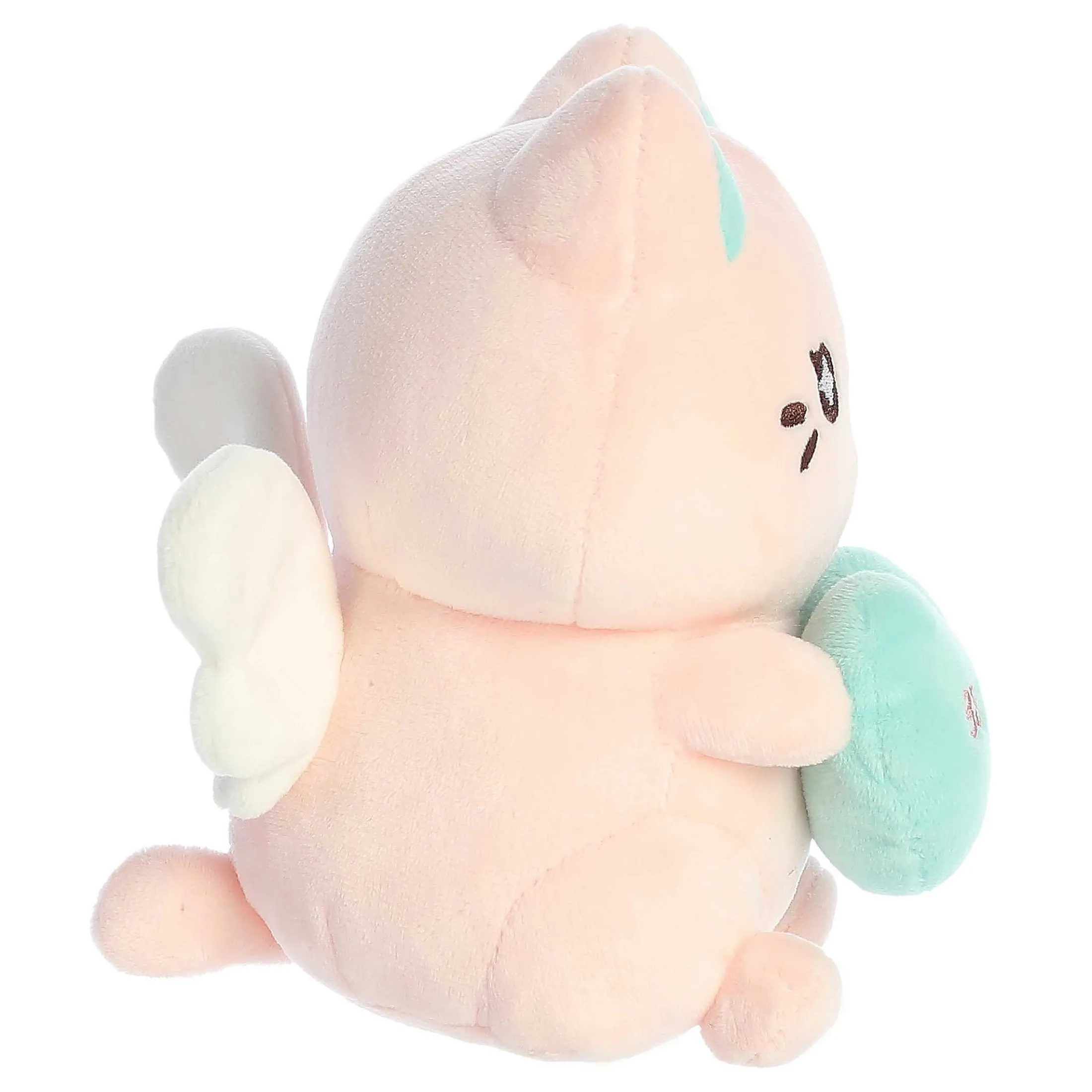 Aurora® - Tasty Peach® - 7" Candy Heart Sitting Meowchi - Pink